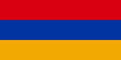 The National Flag of Armenia is shown as a flat sticker