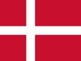 The National Flag of Denmark is shown as a flat sticker