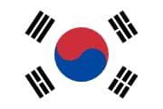 The National Flag of South Korea is shown as a flat sticker