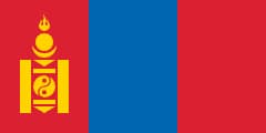 The National Flag of Mongolia is shown as a flat sticker