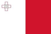 The National Flag of Malta is shown as a flat sticker