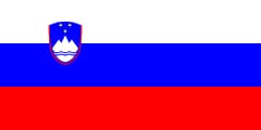 The National Flag of Slovenia is shown as a flat sticker