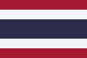 The National Flag of Thailand is shown as a flat sticker