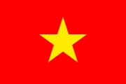 The National Flag of Vietnam is shown as a flat sticker
