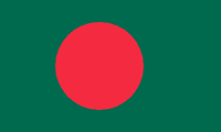 The National Flag of Bangladesh is shown as a flat sticker