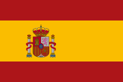 The National Flag of Spain is shown as a flat sticker