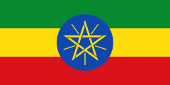 The National Flag of Ethiopia is shown as a flat sticker