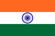 The National Flag of India is shown as a flat sticker