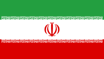 The National Flag of Iran is shown as a flat sticker