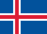 The National Flag of Iceland is shown as a flat sticker