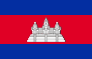 The National Flag of Cambodia is shown as a flat sticker