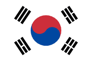 The National Flag of South Korea is shown as a flat sticker
