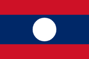 The National Flag of Laos is shown as a flat sticker