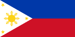 The National Flag of Philippines is shown as a flat sticker