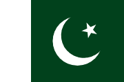 The National Flag of Pakistan is shown as a flat sticker