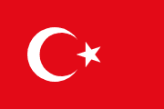 The National Flag of Turkey is shown as a flat sticker