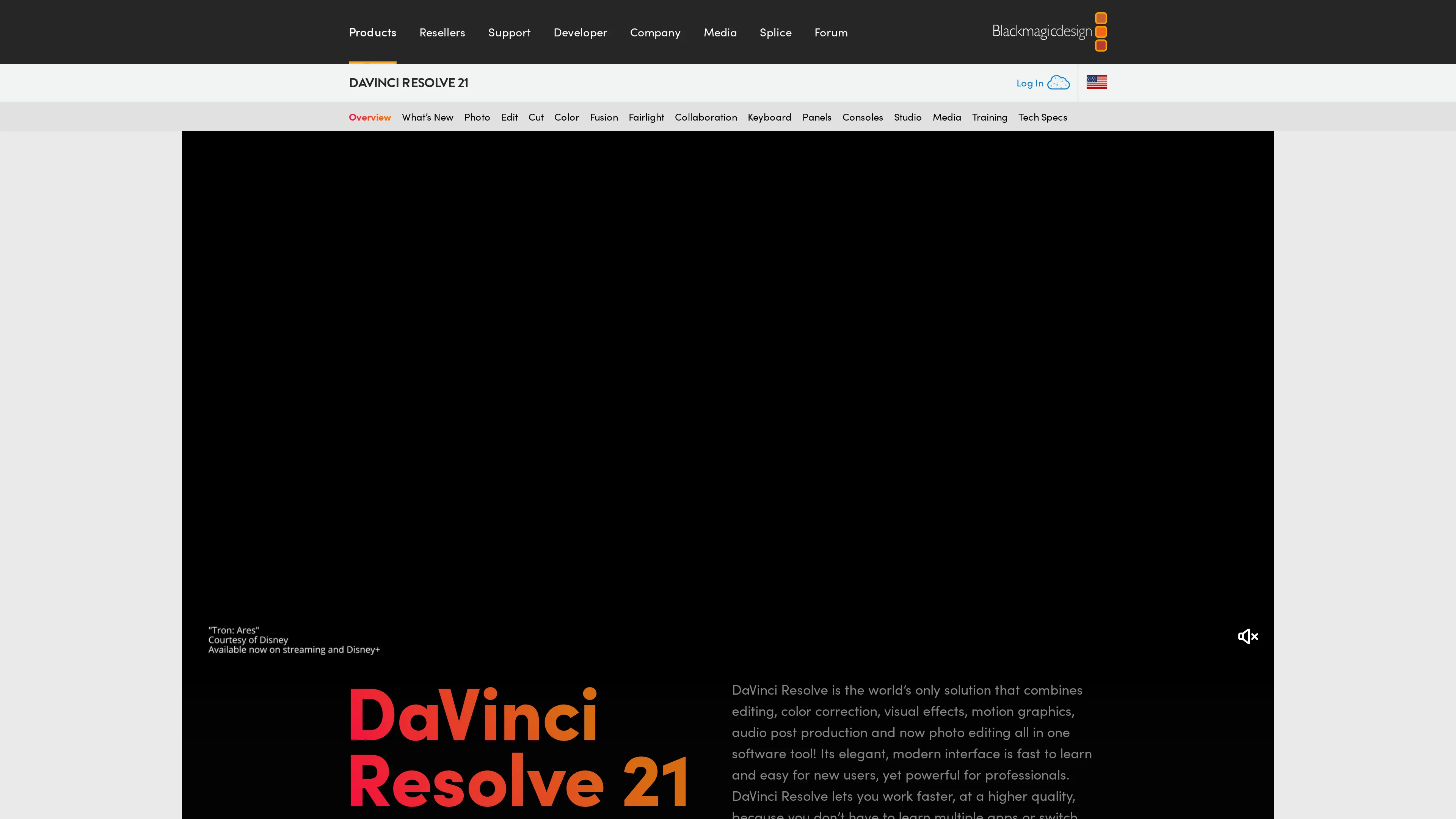 DaVinci Resolve AI video editing suite
