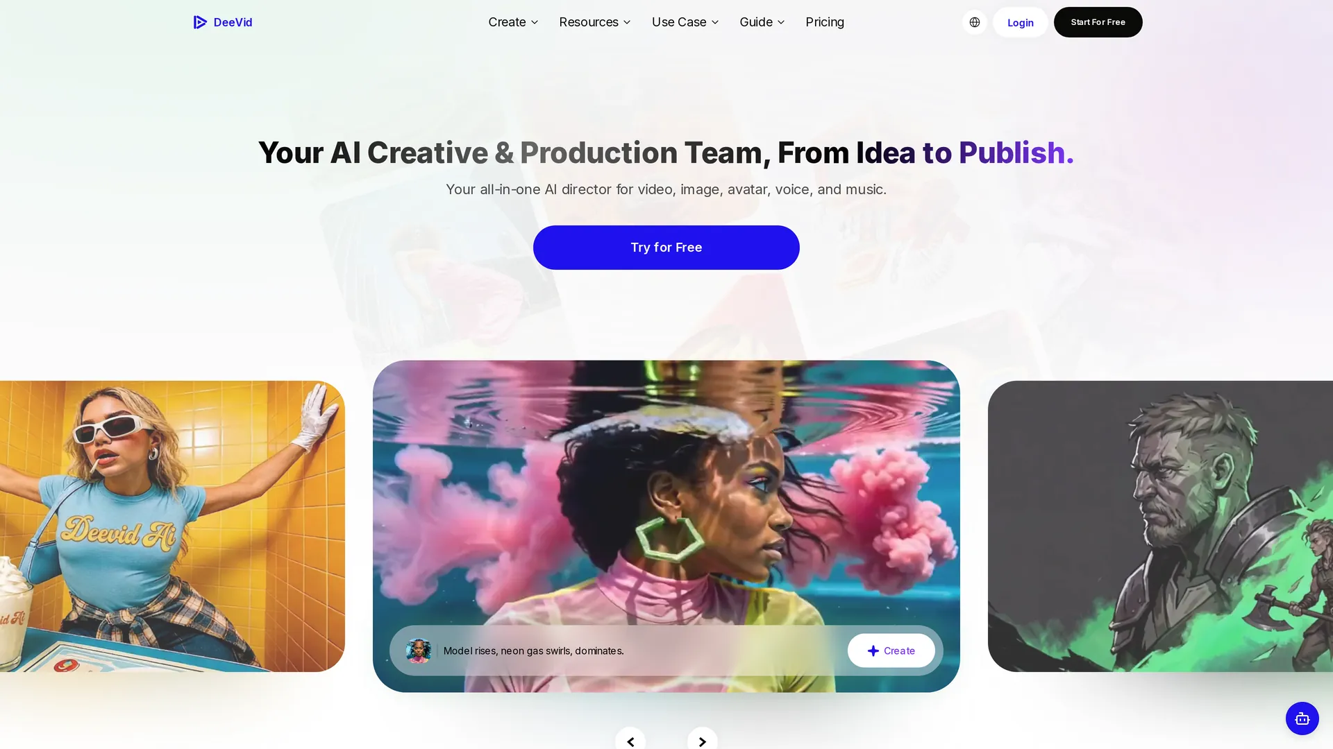 DeeVid AI free all-in-one AI video generator