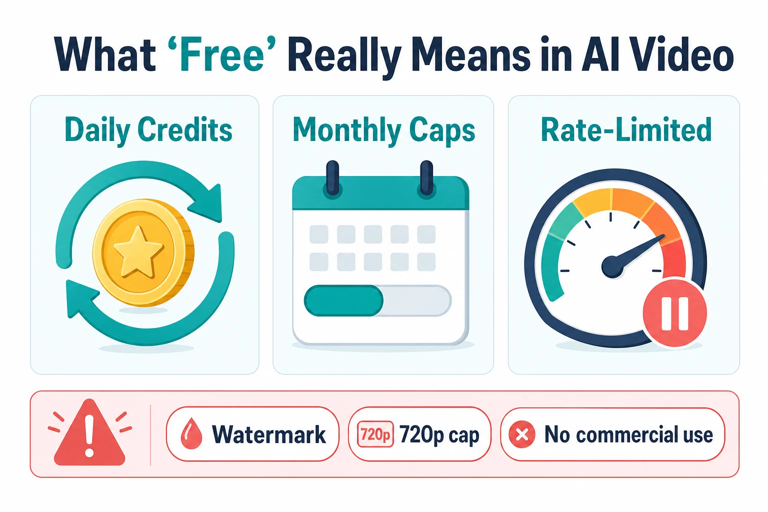What free really means in AI video generation 2026