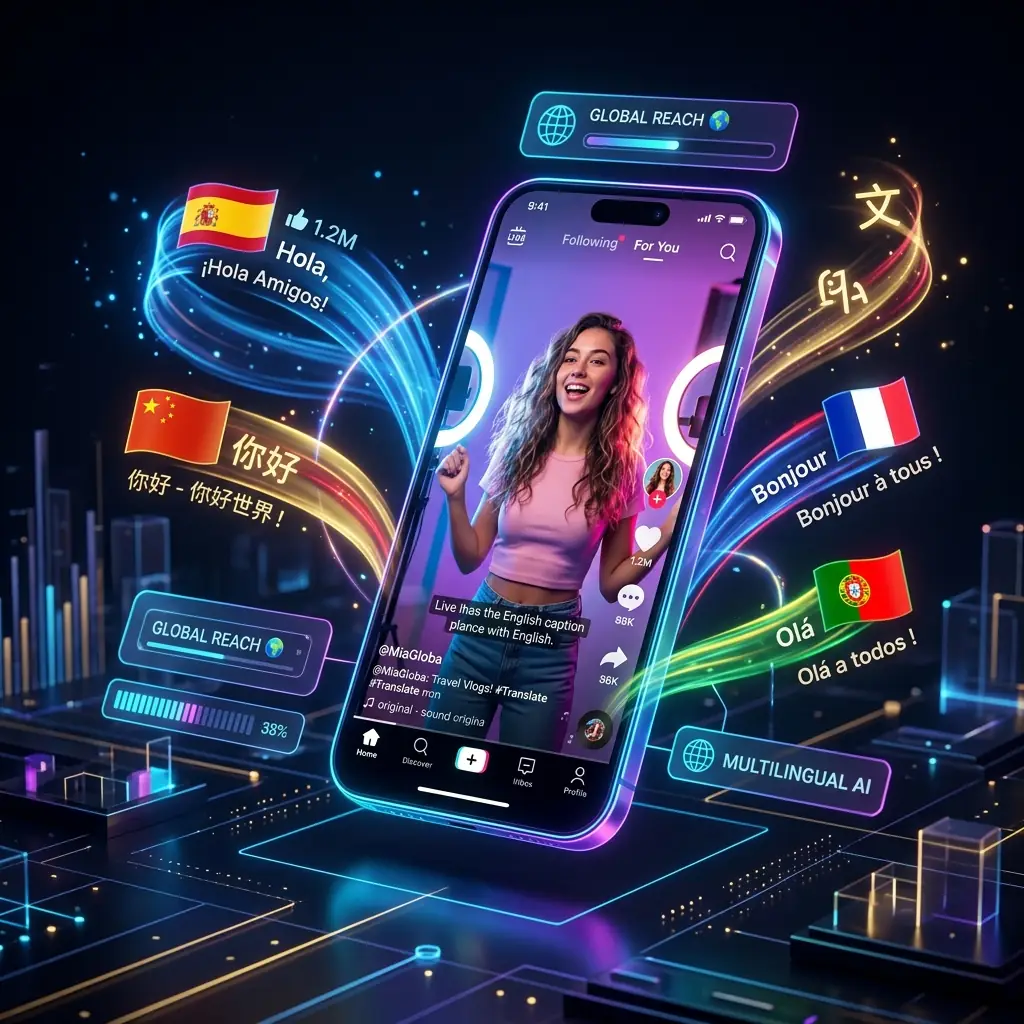Global TikTok Viral AI Visualization