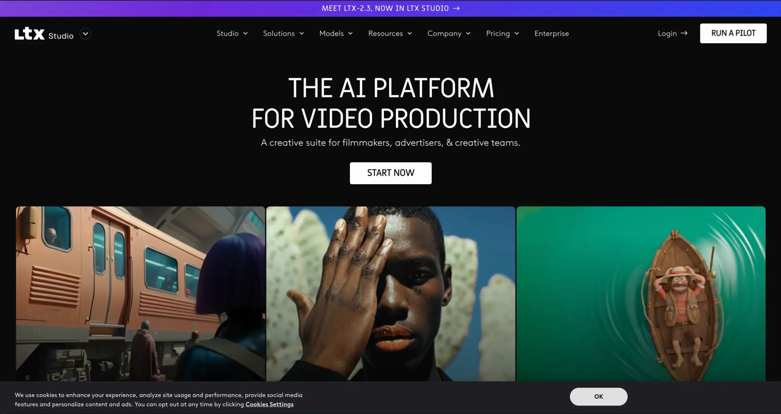 LTX Studio Dashboard