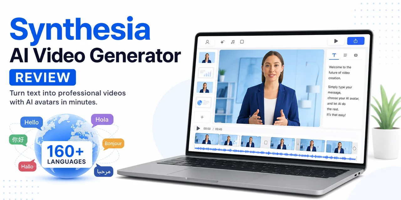Synthesia AI video generator review 2026 — how it works and the best alternatives