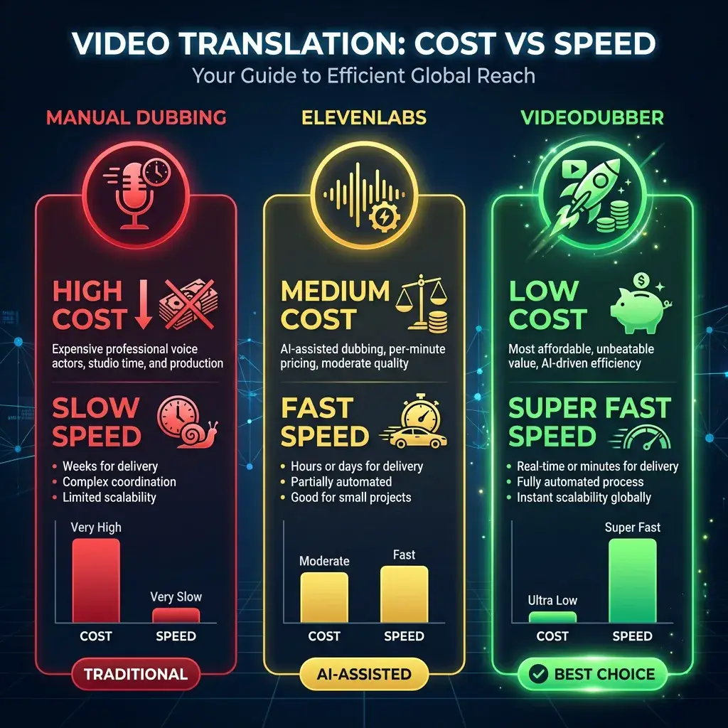 VideoDubber Translation Interface
