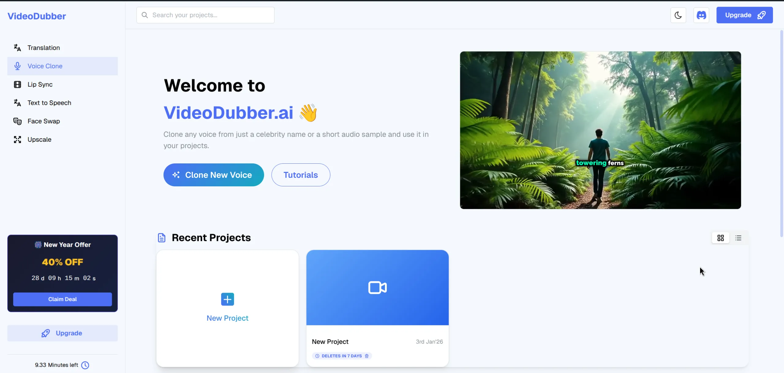 Voice Clone Interface